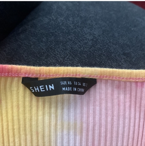 Womens sz XS cropped Shein tank top - Picture 2 of 2